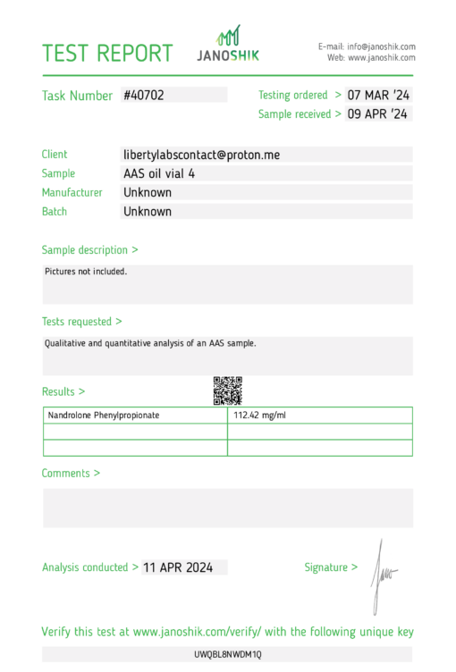 Nandrolone Phenylpropionate 100mg